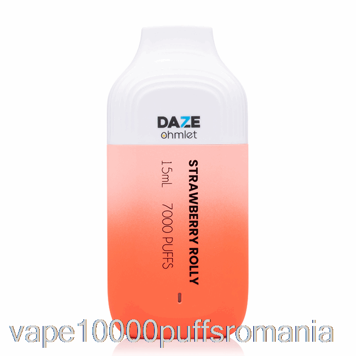Vape Romania 7 Daze Ohmlet 7000 De Unica Folosinta Strawberry Rolly